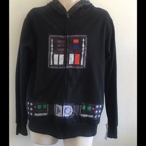 Disney Darth Vader Star Wars Black Hoodie Small